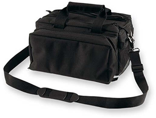 Bulldog Deluxe - black range bag w/strap Bulldog Deluxe - black range bag w/strap